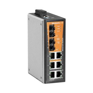 ie-sw-vl08mt-6tx-2st managed 100 2xfiber 100 6xrj45 switch industriel