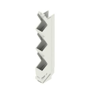 grey light plastic state installed in ip20 5 12 width housing modular element side