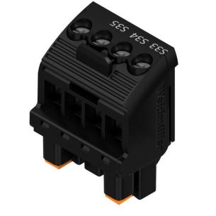 box connection yoke clamping 4 poles of number mm2 31 3 00 5 mm in pitch a 10 v 320 connection wire connector pcb