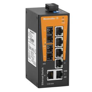 ie-sw-bl08-6tx-2scs unmanaged 100 2xfiber 100 6xrj45 switch industriel