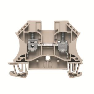 2 connections of number v 1000 a 41 mm2 6 beige dark connection screw block terminal feed-through