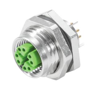 8 poles of number m12 system connection pcb installation connector plug circular