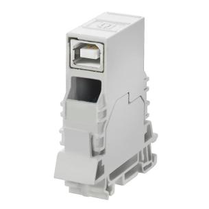 b usb 2 connection a usb 1 connection ip20 usb connector plug-in feed-through