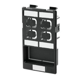 data 4x power 1x unshielded plate insert built-in housing component for plate insert