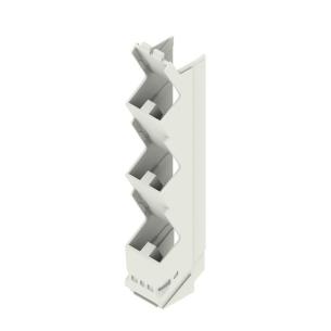 grey light plastic state installed in ip20 5 17 width housing modular element side