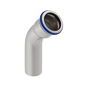 muffe 1 med 45 mm 42 jning b rustfri mapress geberit