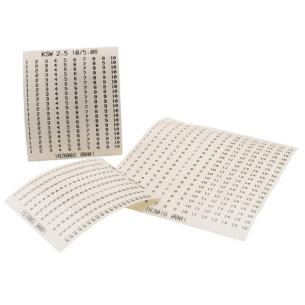 horizontal printing custom specification customer to characters printed 50 2 mm in pitch white marking terminal