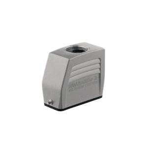 condition plugged in ip65 2 size installation side lower clamp end-locking housing plug top from entry cable connectors industry housing