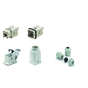 4 poles of number 1 size installation connection screw ha series set connectors industrial