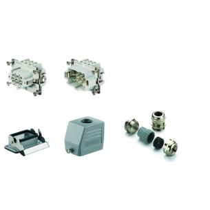 6 poles of number 3 size installation connection screw he series set connectors industrial