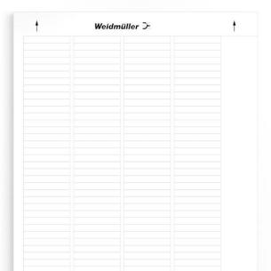 c 150 -40 white pvc-free polyester without characters printed mm 40 width marking device