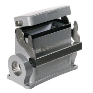 condition plugged in ip65 6 size installation side lower clamp end-locking housing base connectors industry housing