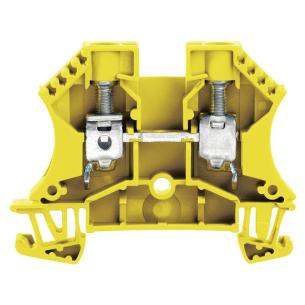 2 connections of number v 1000 a 57 mm2 10 yellow connection screw block terminal feed-through