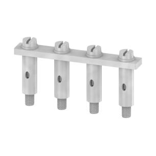 mm 2 width no insulated 00 11 mm in pitch 4 poles of number a 41 grey silver in screwed when terminal cross-connector