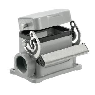 condition plugged in ip65 3 size installation side lower clamp end-locking housing base connectors industry housing