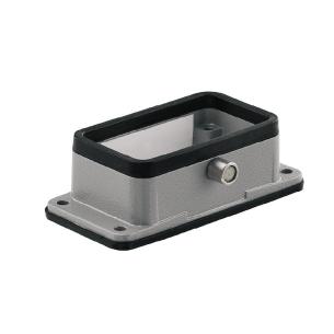 condition plugged in ip65 4 size installation side lower on clamp side-locking housing bulkhead connectors industry housing