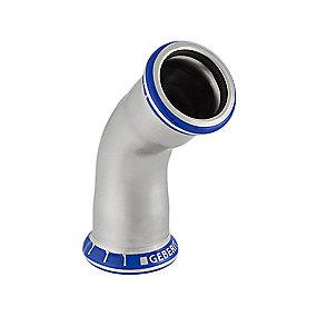 muffe-muffe 45 mm 42 jning b rustfri mapress geberit