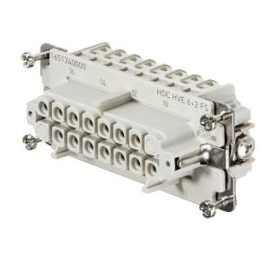 6 size installation connection tension-clamp 8 poles of number a 20 v 830 female connectors plug-in industry insert contact