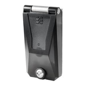 state closed in ip65 9005 ral to similar black colour key cabinet with lockable cover plastic frame single housing component