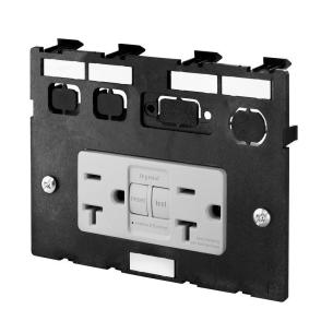 signal 1x data 2x fuse x 1 gfci x 1 unshielded plate insert built-in housing component for plate insert