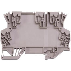 grey-beige plastic state installed in ip20 6 width housing small base housing