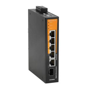 ie-sw-bl05t-4gt-1gs unmanaged 1000 100 1xfiber 1000 100 10 4xrj45 switch industriel