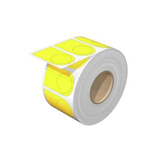 c 120 -40 yellow polyester without characters printed mm 27 width marking device