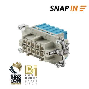 4 size installation in snap 10 poles of number a 16 v 500 female connectors plug-in industry insert contact