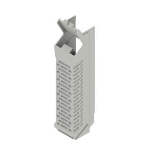 grey agate plastic state installed in ip20 5 22 width housing modular element side