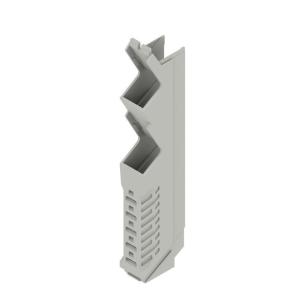 grey agate plastic state installed in ip20 5 12 width housing modular element side