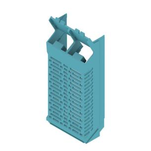 blue light plastic state installed in ip20 3 45 width housing modular element side