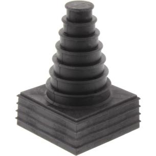 black deep tpe c 120 c -40 mm 24 mm 7 system entries cable grommet cable slotted