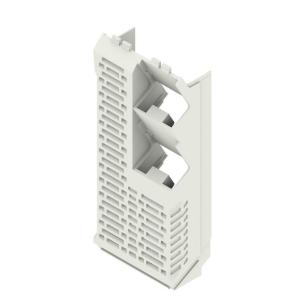 grey light plastic state installed in ip20 45 width housing modular element side