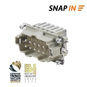 4 size installation in snap 10 poles of number a 16 v 500 male connectors plug-in industry insert contact