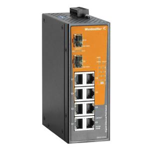 ie-sw-el10-8gtpoe-2gesfp unmanaged 1000 100 2xfiber 1000 100 10 8xrj45 switch industriel