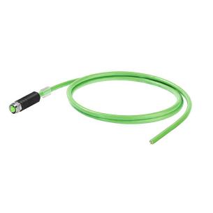m 5 1 length 4 poles of number open socket straight ip67 - d-code m8 assembled cable profinet