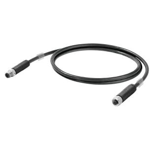 num straight - contact pin ip67 - iec63171-5 spe m8 straight - contact socket ip67 - iec63171-5 spe m8 assembled cable ethernet pair single