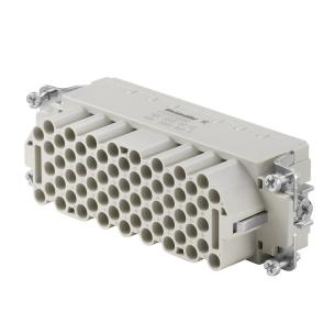 8 size installation connection crimp 64 poles of number a 16 v 500 female connectors plug-in industry insert contact