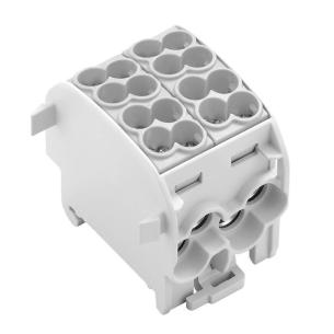 1 levels of number 8 connections of number v 1000 a 152 mm2 25 grey light connection screw terminal distributor potential