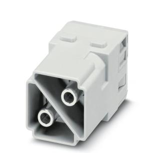 2 slots plug-in required male connection screw axial 2 poles of number a 100 v 1000 signal power connectors industrial for insert module