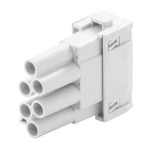 1 slots plug-in required female actuator with in push 6 poles of number a 16 v 500 signal power connectors industrial for insert module