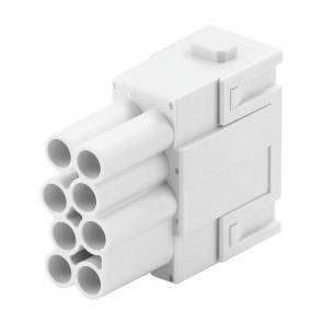 1 slots plug-in required female actuator with in push 8 poles of number a 16 v 400 signal power connectors industrial for insert module