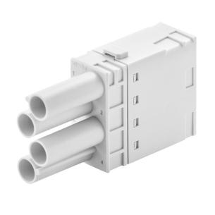 1 slots plug-in required female actuator with in push 4 poles of number a 40 v 830 signal power connectors industrial for insert module