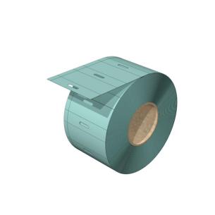 c 100 -50 turquoise polypropylene without characters printed mm 50 width marking device