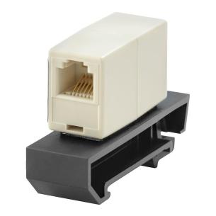 coupling rj12 2 connection rj12 1 connection ip20 rj12 connector plug-in feed-through