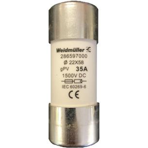 a 35 gpv mm 58 x 22 1500 photovoltaics cartridge fuse cylindrical