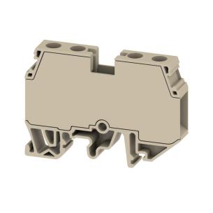 2 connections of number v 1000 a 76 mm2 16 beige dark connection screw block terminal feed-through