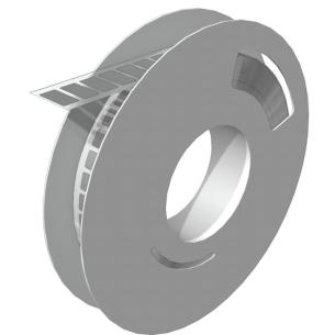 silver polyamide without characters printed mm 20 width marking device