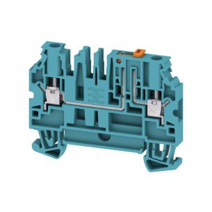 1 levels of number 2 connections of number v 500 a 28 mm2 4 blue connection screw terminal test-disconnect