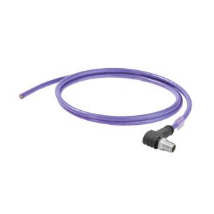 m 4 length open angled male ip67 x-type m12 assembled cable railway ethernet